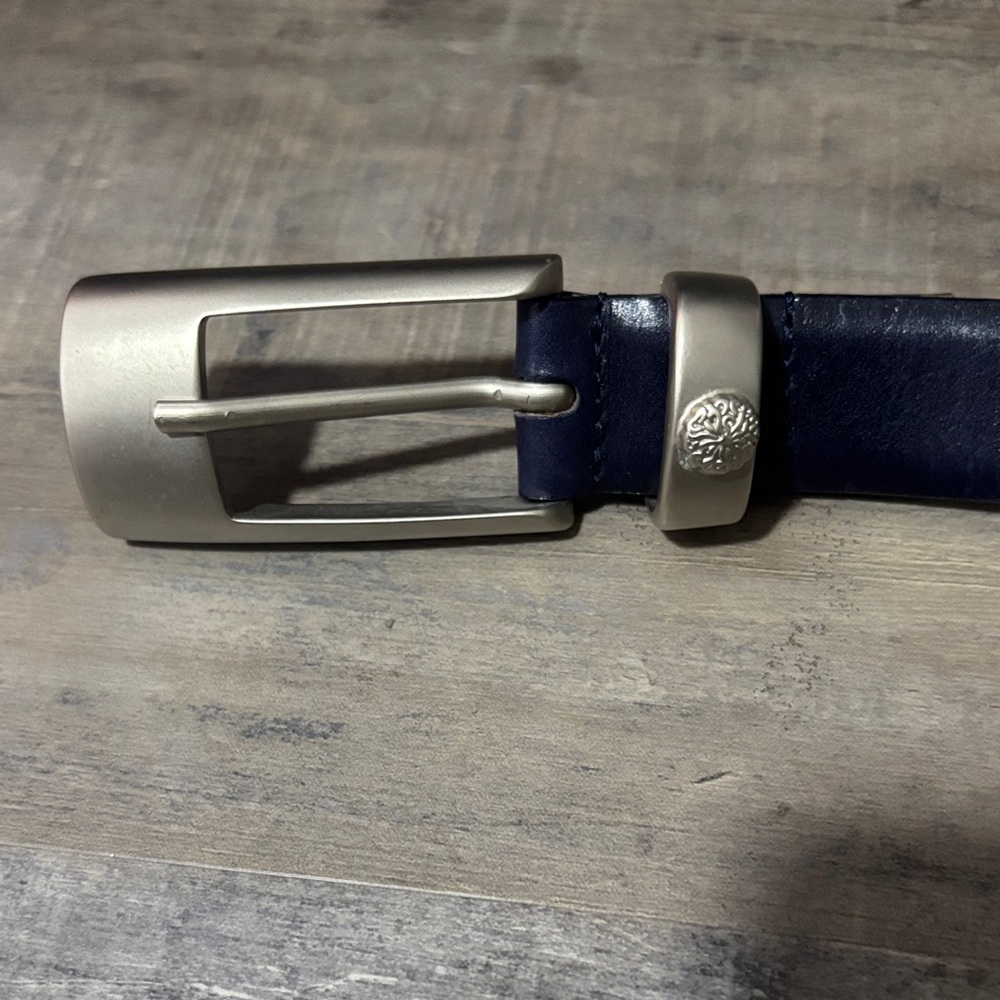 Versace Blue and Silver Women's Belt